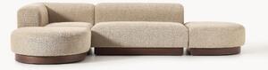 Narożna sofa modułowa Teddy-Bouclé Natalie