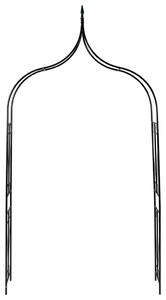 Pergola ogrodowa, ciemnozielona, 142x37x275 cm, żelazna