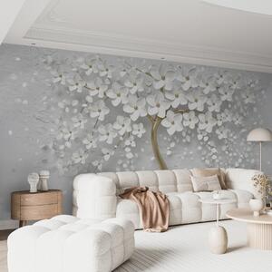 Fototapety Drzewo z małymi kwiatami, Fototapety 3D, Fototapety 3d Kwiaty, u37065d3 : Uwalls.pl