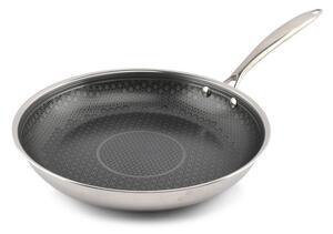 Patelnia z powłoką nieprzywierającą ze stali nierdzewnej ø 29,5 cm Fusion – BonBistro
