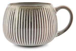 Brązowy/beżowy kamionkowy kubek 400 ml Arto – S|P Collection