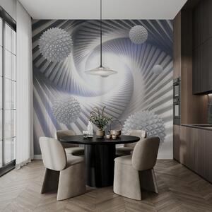 Fototapety tunel 3D i kule, Fototapety 3D, u03120d1 : Uwalls.pl