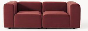 Sofa modułowa z aksamitu Lena (3-osobowa)