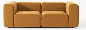 Sofa modułowa z aksamitu Lena (3-osobowa)