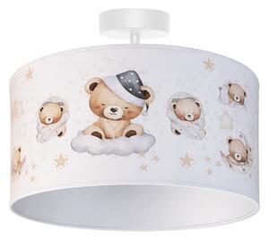 Lampa Sufitowa Duolla, Kids Print, wielokolorowy, pokój dziecięcy, tkanina | tekstylia