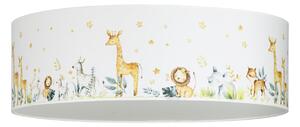 Lampa Sufitowa Duolla, Kids Print, wielokolorowy, pokój dziecięcy, tkanina | tekstylia