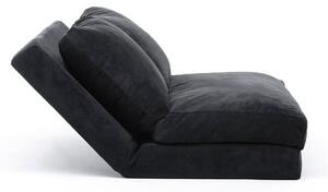 Czarna rozkładana sofa 120 cm Taida – Balcab Home