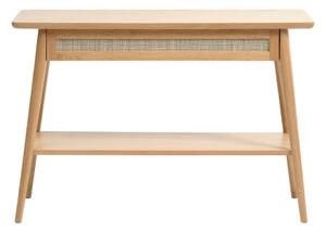Konsola z blatem w dekorze dębu 40x110 cm Barrali – Unique Furniture