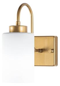 Biały/w kolorze złota kinkiet ø 10 cm Duzsuz – Opviq lights