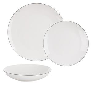 Zestaw talerzy 18 szt. new bone china Decora – Orion