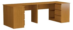 Podwójne biurko dla rodzeństwa olcha - Hegi