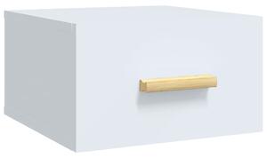 Biała wisząca szafka nocna z szufladą - Apuss