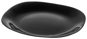Talerz obiadowy płytki Moiano 28 cm, czarny