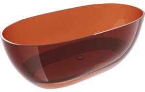 Mexen Pure earth wanna wolnostojąca transparentna 170 x 80 cm, korek chrom - 58071708005
