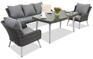 Meble ogrodowe Bilbao Apetito 5 Garden Point antracyt