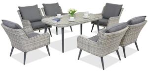 Meble ogrodowe Bilbao Premium 6 Garden Point białe