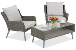 Meble ogrodowe Bilbao Terrace Garden Point szare
