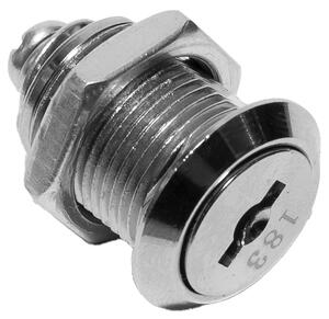 Zamek okrągły do szafy metalowej ubraniowej 31 x 18 mm