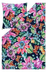 Pościel mako interlock jersey AMARINA 6623 Estella Rozmiar - 155/160x200, kolor pościeli - 606 indygo