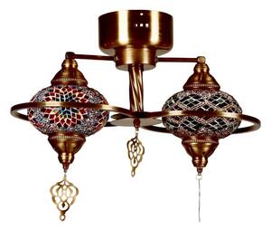 Asir Lampa sufitowa przysufitowa YENI 1xE27/40W/230V brązowa AS2967