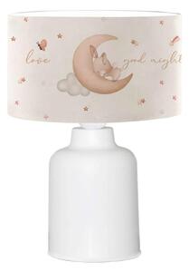 Asir Lampka dziecięca CANDY 1xE27/40W/230V biała/beżowa AS2946