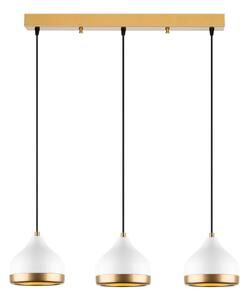 Asir Żyrandol na lince YILDO 3xE27/40W/230V biały/złoty AS2996