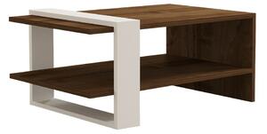 Stolik do odkladania Gaye Walnut White