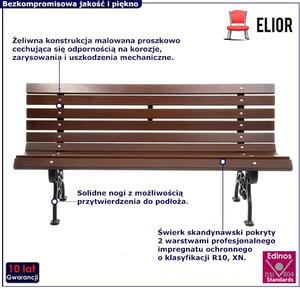Elegancka ławka parkowa W9-E08