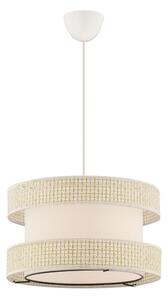 Asir Lampa wisząca na lince HALO 1xE27/60W/230V kremowa AS2542