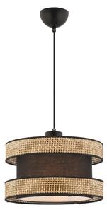 Asir Lampa wisząca na lince HALO 1xE27/60W/230V brązowa/beżowa AS2538