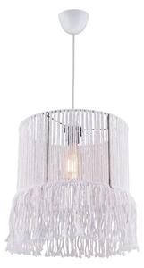 Asir Lampa wisząca na lince NESS MACRAME 1xE27/40W/230V biała AS2524