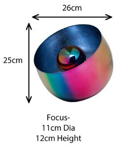 KARE Lampa stołowa Rainbow, multikolor, salon / jadalnia, metal, nowoczesny