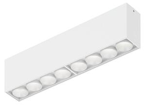 Wever & Ducré Lighting WEVER DUCRÉ Lampa sufitowa LED Linoo 8.0, matowa biel, metal Linoo, możliwość ściemniania, biały / opal, salon / jadalnia, aluminium, nowoczesny