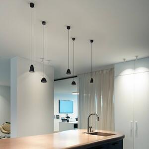 Wever & Ducré Lighting Lampa wisząca Cozy Zone 1.0, czarny, salon / jadalnia, aluminium, nowoczesny