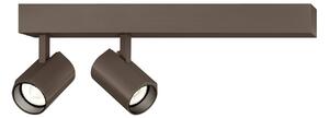 Wever & Ducré Lighting Reflektor sufitowy Ceno, możliwość ściemniania, brązowy / mosiężny, salon / jadalnia, aluminium, nowoczesny