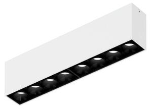 Wever & Ducré Lighting Lampa sufitowa Linoo, możliwość ściemniania, czarny, salon / jadalnia, aluminium, nowoczesny