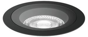 Wever & Ducré Lighting WEVER DUCRÉ Oprawa wpuszczana podłogowa LED Blink trim 2.0, czarna 2.0, czarny, aluminium, nowoczesny