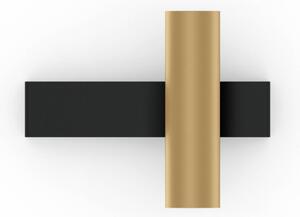 Wever & Ducré Lighting Kinkiet Ceno, możliwość ściemniania, czarny, salon / jadalnia, aluminium, nowoczesny