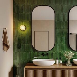 Wever & Ducré Lighting Kinkiet Hajo, możliwość ściemniania, czarny, łazienka, szkło, nowoczesny