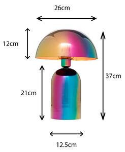 KARE Lampa stołowa Rainbow, multikolor, salon / jadalnia, metal, nowoczesny