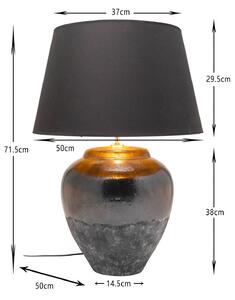 KARE Lampa stojąca Luma, niebieski, salon / jadalnia, tkanina / materiał / jedwab, skandynawski