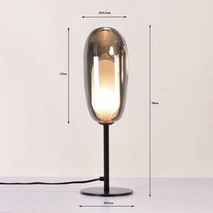 KARE Lampa stołowa Columbo, przezroczysty / transparentny, salon / jadalnia, szkło, nowoczesny