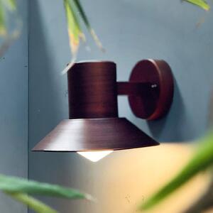 Dyberg Larsen Lampa zewnętrzna Venice, kolor miedziany, Ø 20 cm Ocean, możliwość ściemniania, miedziany, metal, design