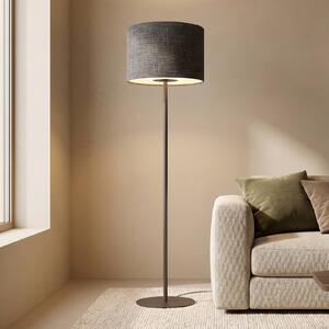 Lampa stojąca Amarela Nowodvorski Lighting, czarny, salon / jadalnia, tkanina / materiał / jedwab, nowoczesny