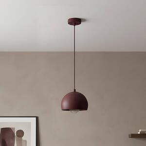 Lampa wisząca Sool Luminex, możliwość ściemniania, czerwony, salon / jadalnia, metal