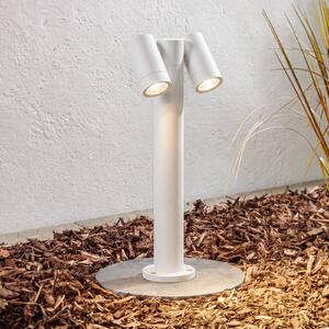 Lampa ogrodowa stojąca Tulimar PRIOS, możliwość ściemniania, biały / opal, aluminium, nowoczesny