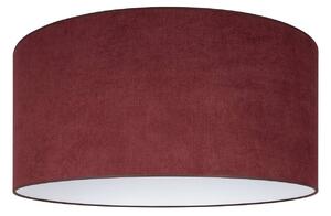 Klosz do lampy „Roller”, ciemnoczerwony, średnica 50 cm, wysokość 30 cm Roller Duolla, czerwony, tkanina / materiał / jedwab