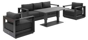 Komplet aluminiowy dla 5 osób MADRID NEW (antracyt)