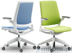 Krzesło ergonomiczne Smart Biały