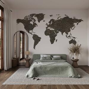Fototapety Mapa świata z mchem, natura, szara paleta kolorów , Fototapety Mapy, w02657v6 : Uwalls.pl